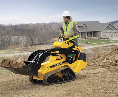 skid steer mini vermeer ctx50|mini stand on skid steer.